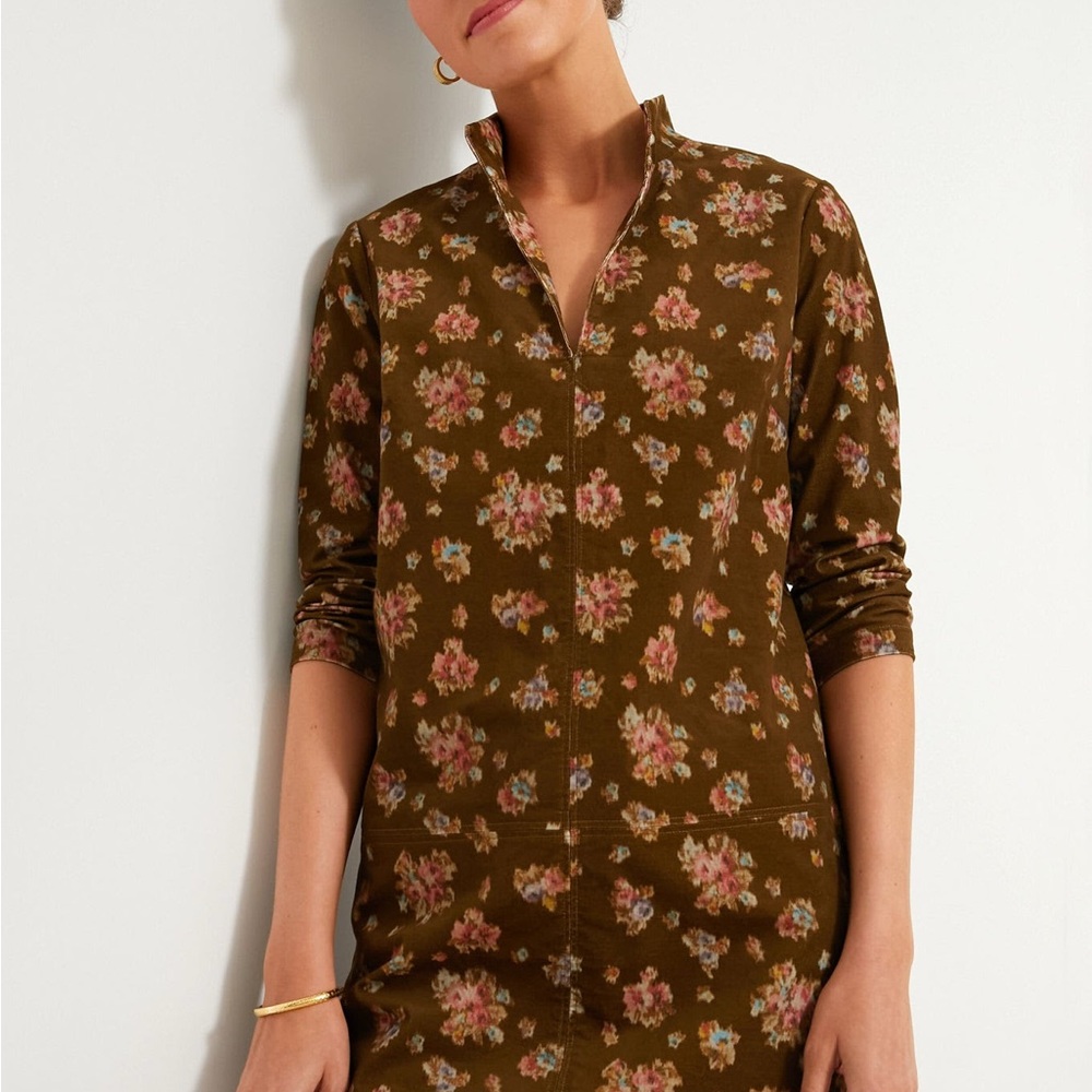 Tuckernuck Hazel Bouquet Corduroy Clifton Dress NWT